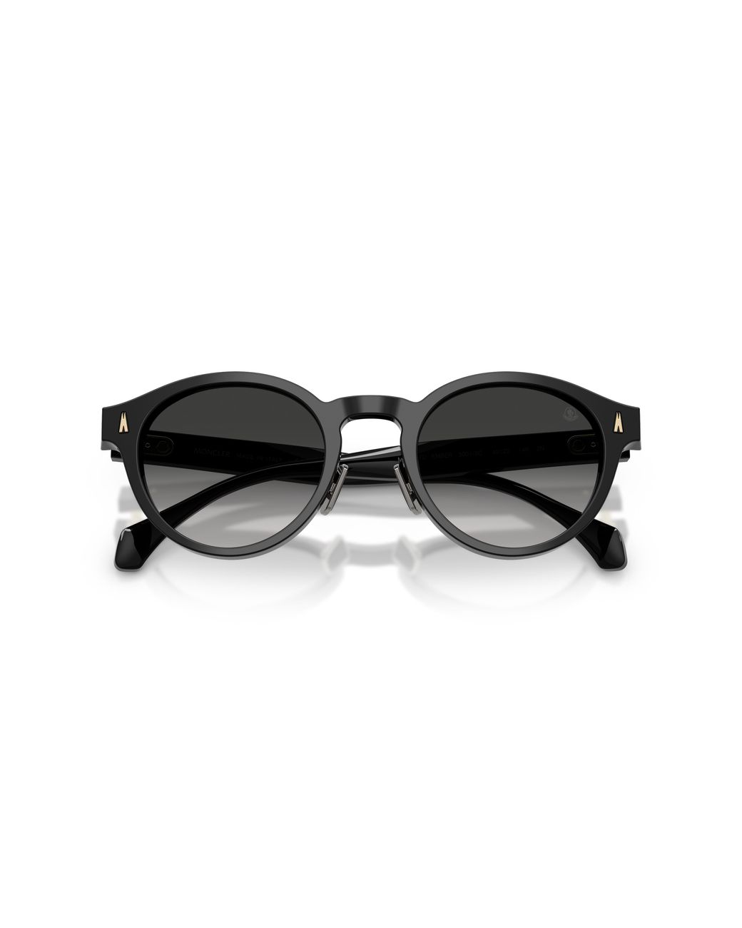 Moncler Black Me6017D Ember 30013C Sunglasses Acetate Round Normal Nuanced
