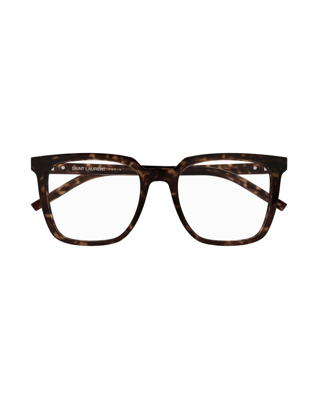 Saint Laurent Black Sl M146 Opt 002 Optical Frames Acetate Transparent Squared
