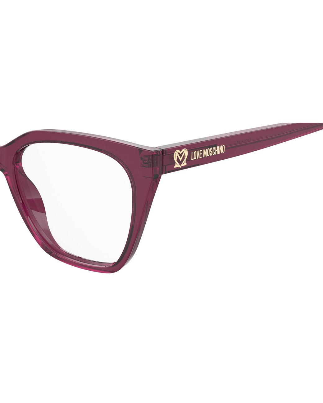 Moschino Black Mol627 Mu1 Optical Frames Acetate Squared Normal