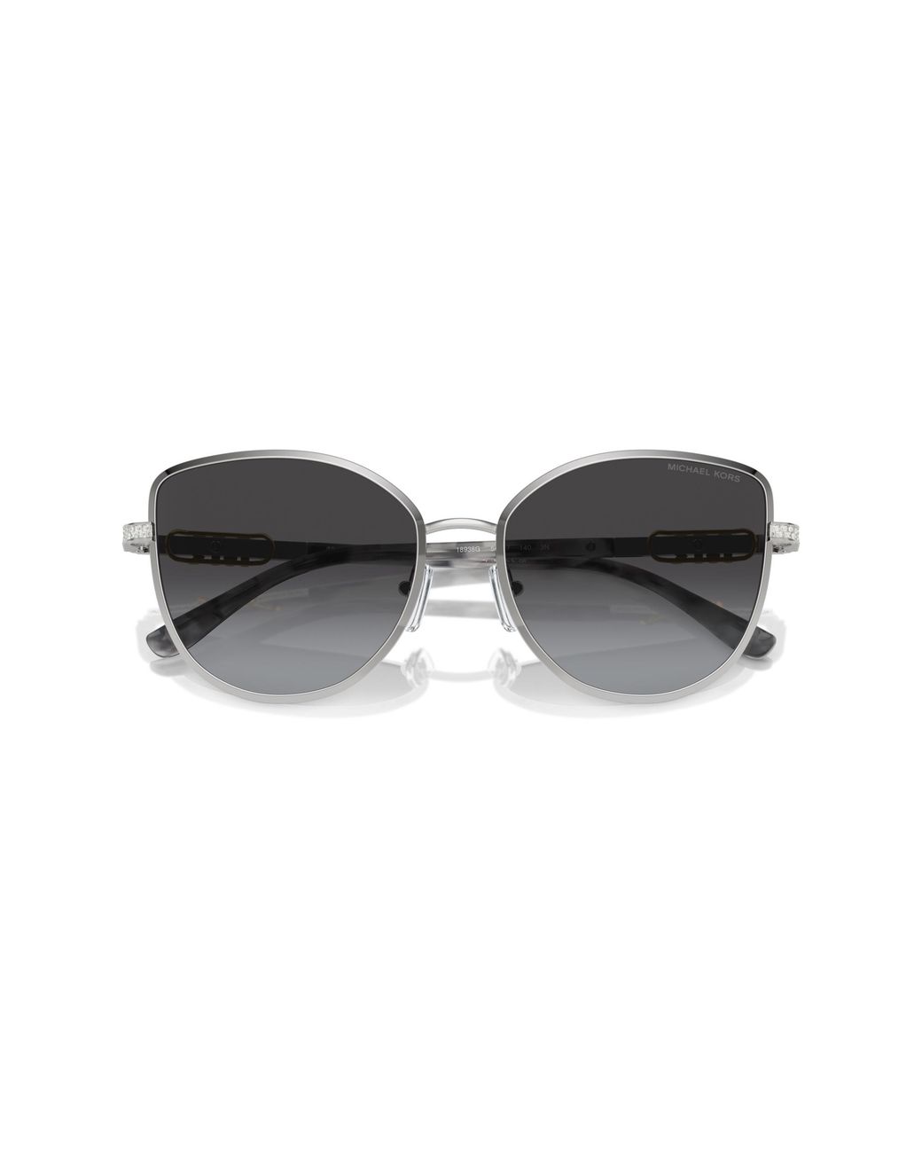 Michael Kors Black Mk1144B Catalonia 18938G Sunglasses Metal Cat Eye Normal Shaded