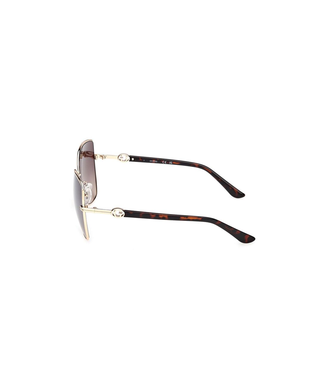 Guess Black Gu00259 32G Sunglasses Metal Butterfly Normal