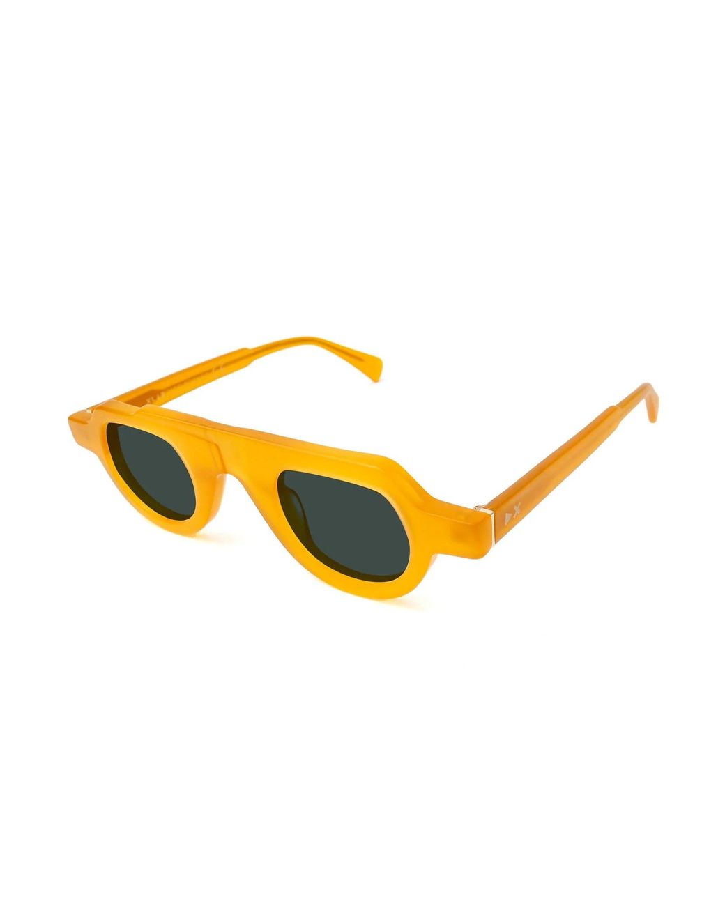 Xlab Yellow Borneo Sunglasses Acetate Light Round Polarized