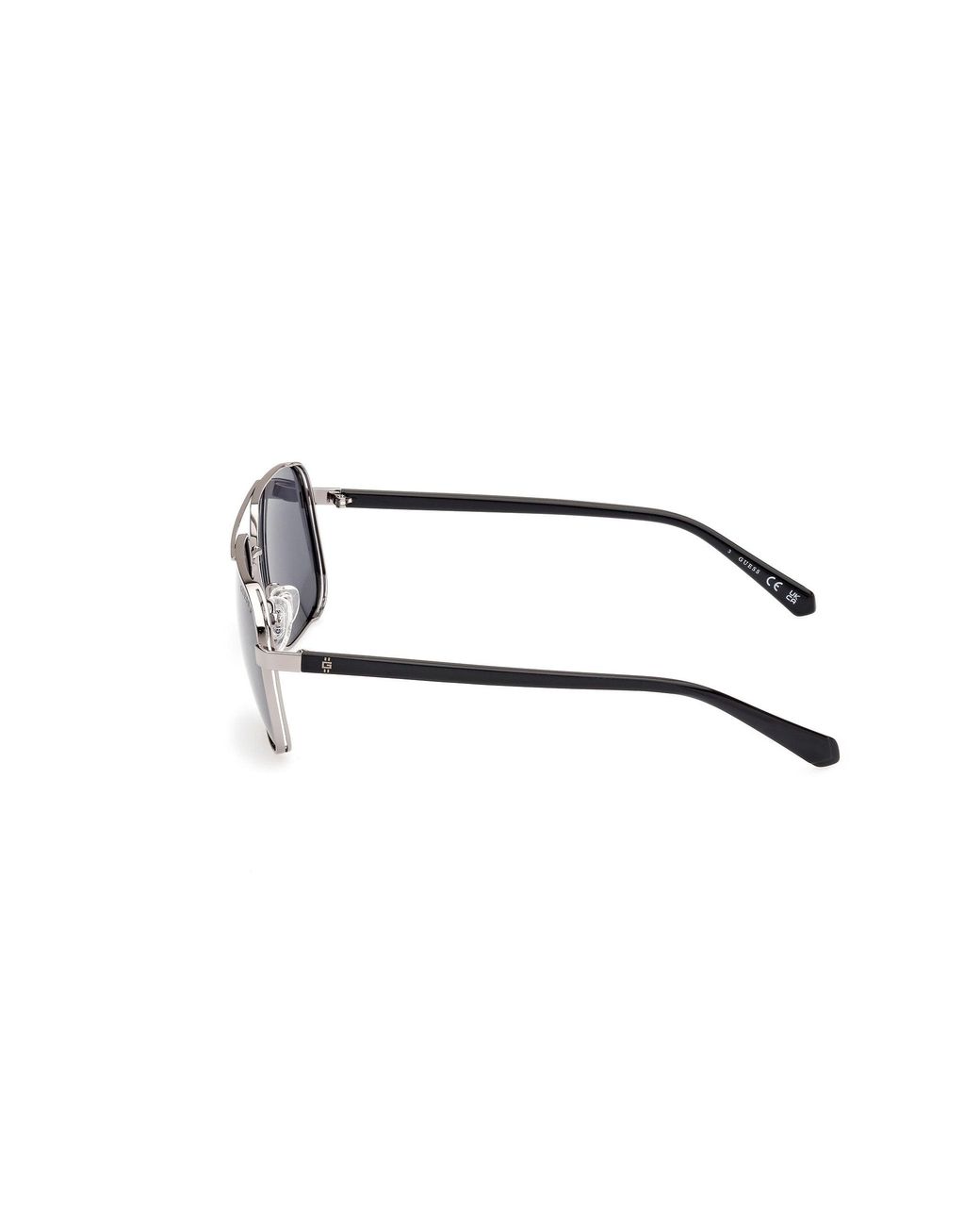 Guess Black Gu00119 08D Sunglasses Metal Squared Polarized for men