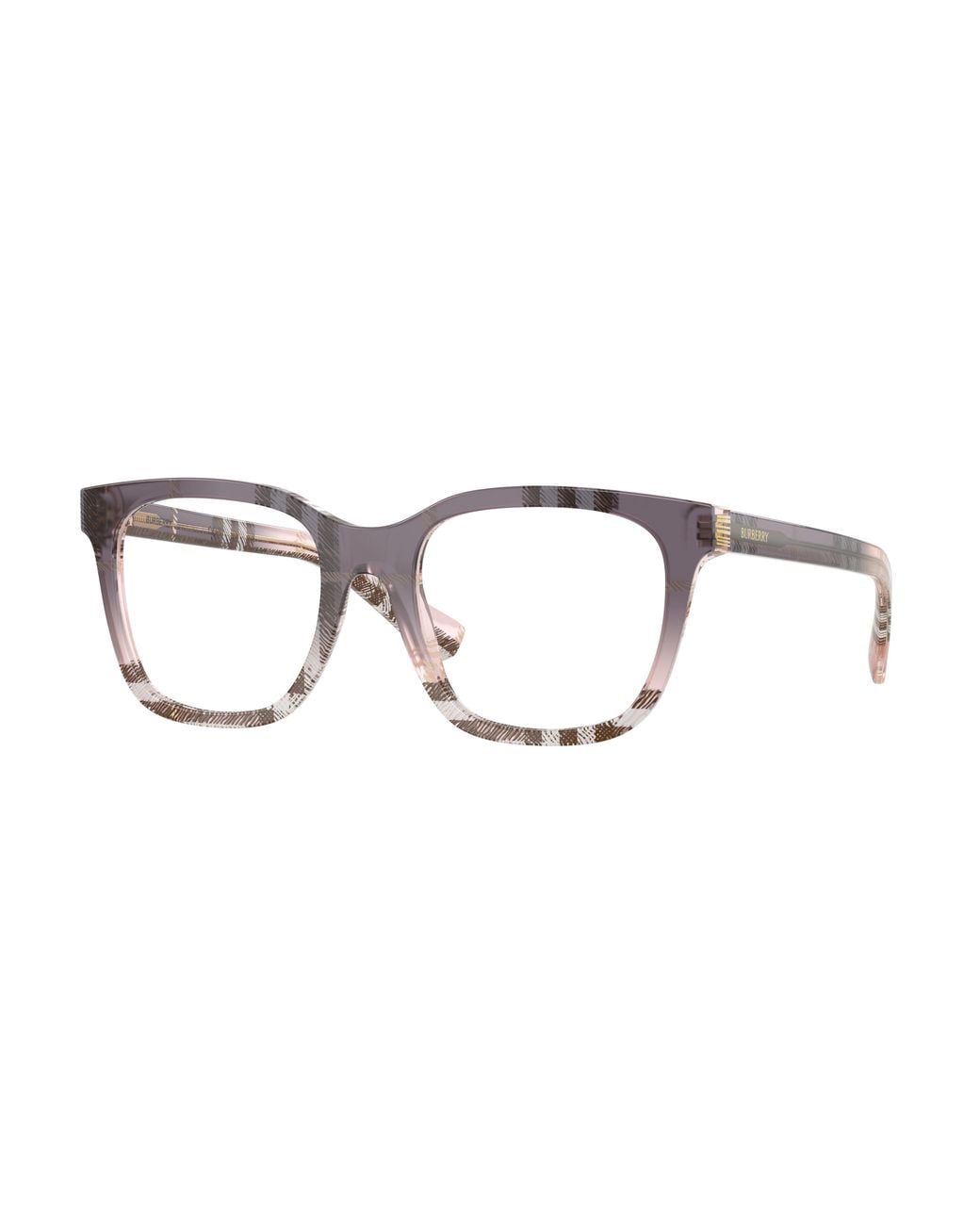 Burberry Black Be2455 4220 Optical Frames Acetate Transparent Squared Normal