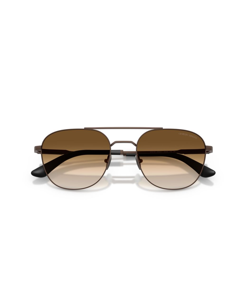 Giorgio Armani Black Ar6178 300651 Sunglasses Metal Squared Normal Shaded for men