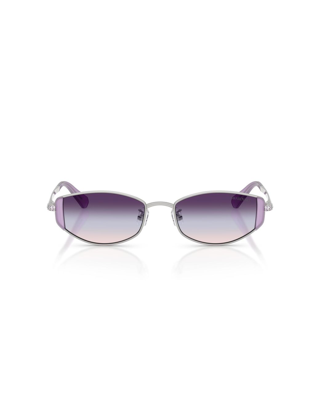 Swarovski Black Sk7035D 4001U7 Sunglasses Metal Round Normal Shaded