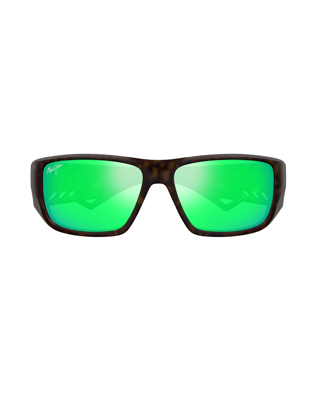 Maui Jim Green Mj0664Sa 004 Sunglasses Injected Squared for men