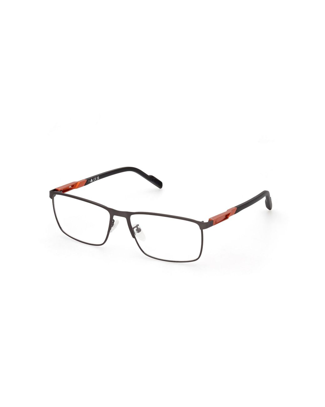 Adidas Originals Black Sp5084-H 02A Optical Frames Metal Squared Normal for men