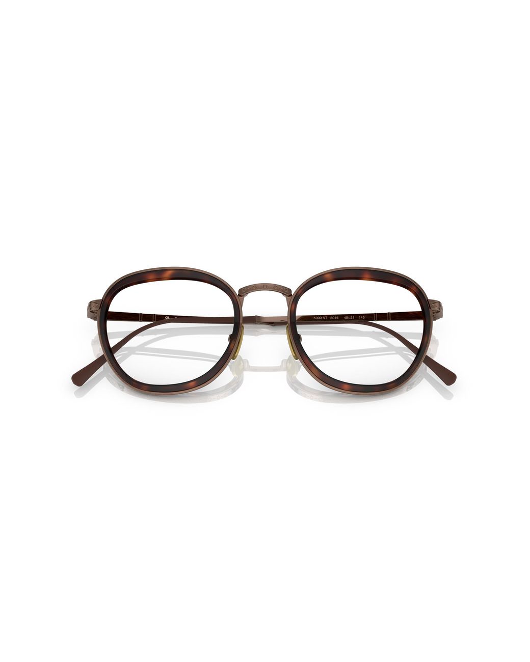 Persol Black Po5009Vt 8016 Optical Frames Titanium Transparent Pantos Normal