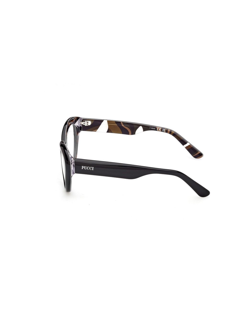 Emilio Pucci Black Ep5272 005 Optical Frames Acetate Cat Eye Normal