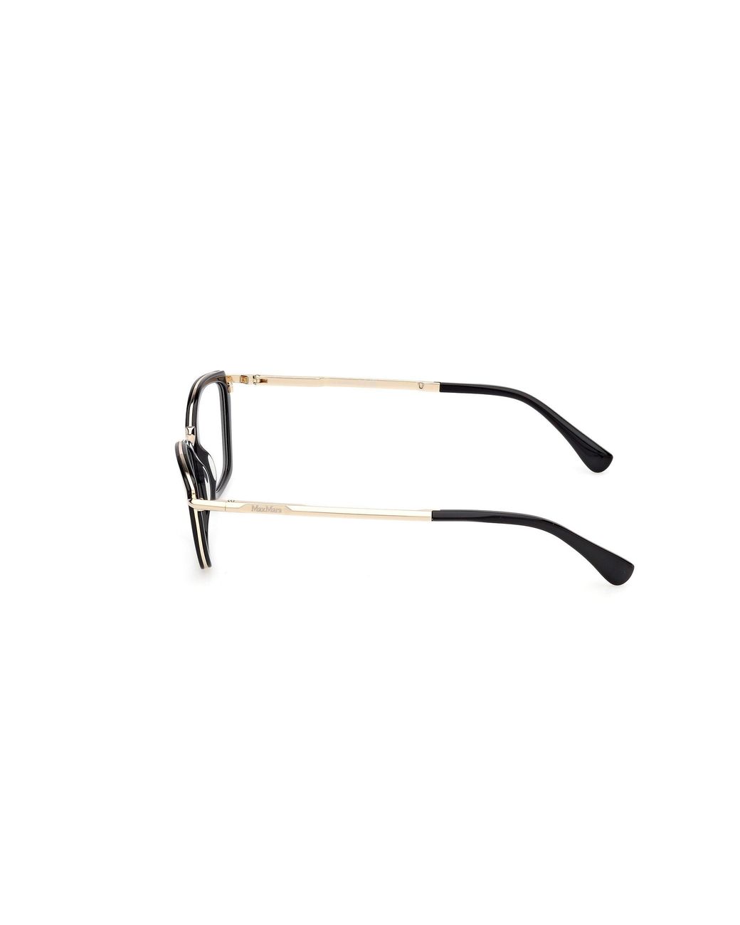 Max Mara Black Mm5152 001 Optical Frames Acetate Round Normal