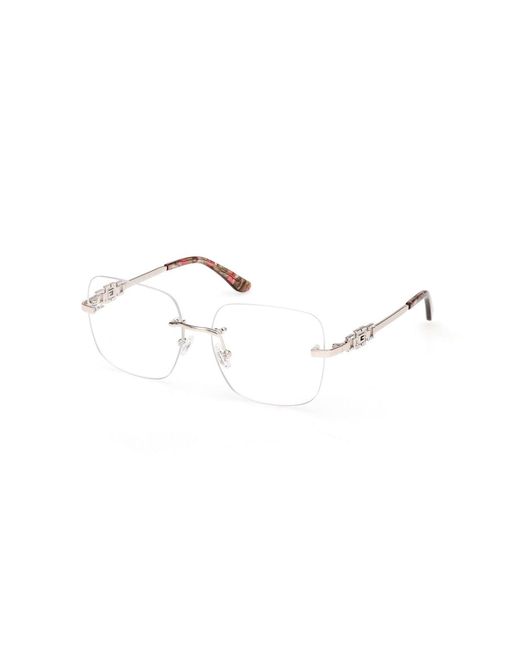 Guess Black Gu50319 033 Optical Frames Metal Squared Normal