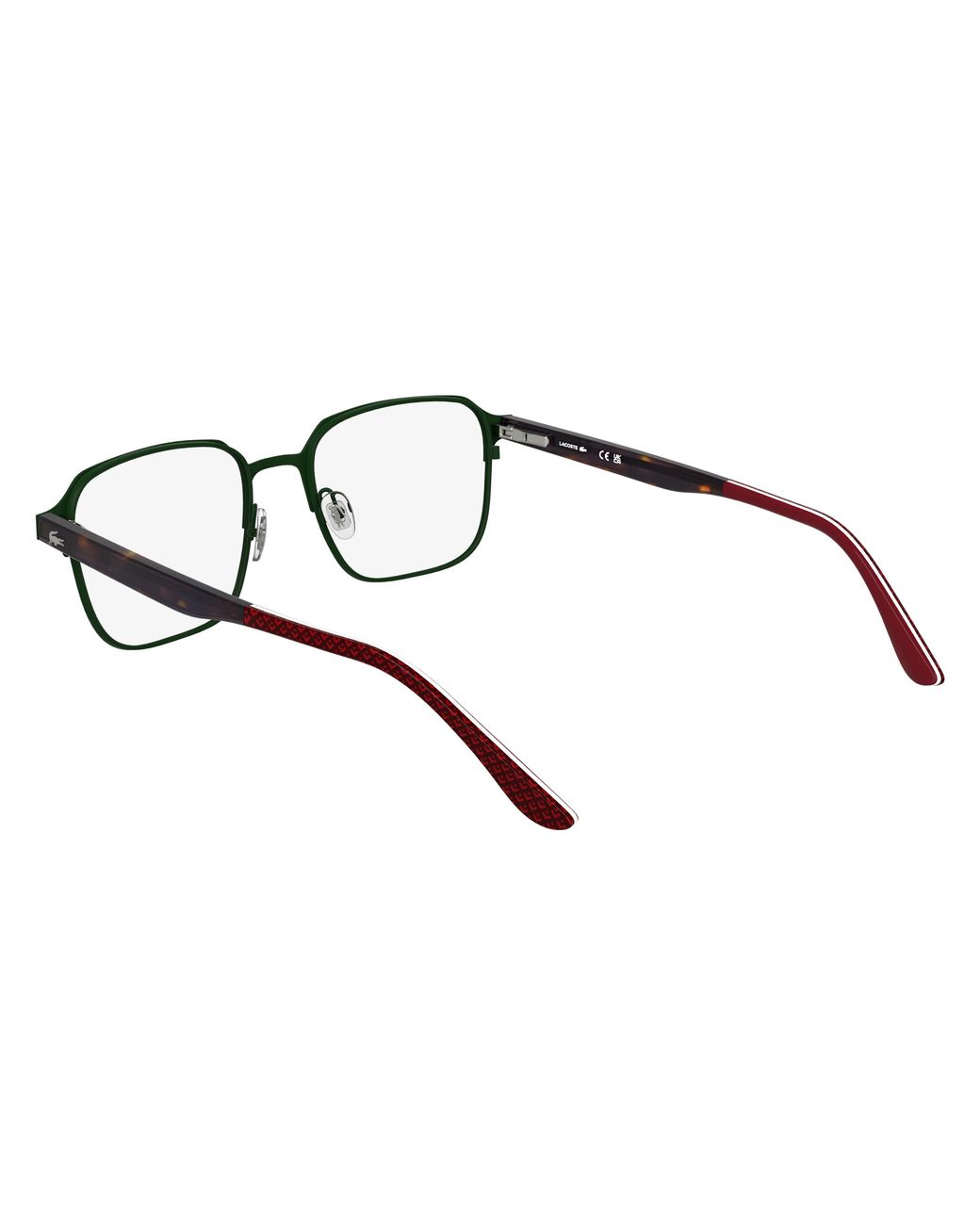 Lacoste Black L2313 N 301 Optical Frames Metal Squared Normal for men