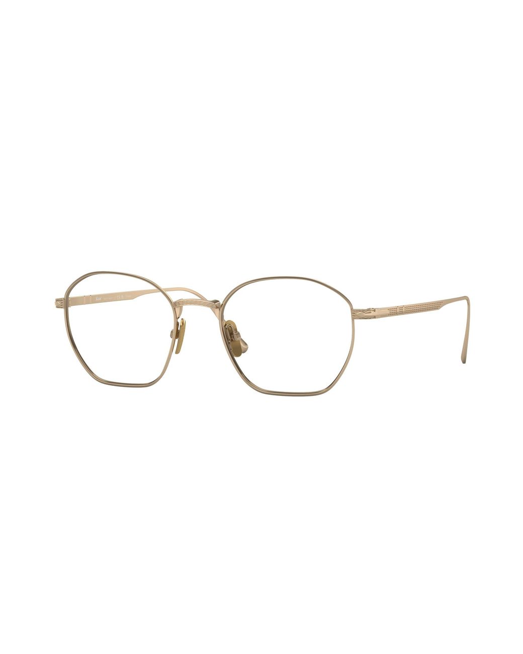 Persol Black Po5004Vt 8000 Optical Frames Titanium Geometric