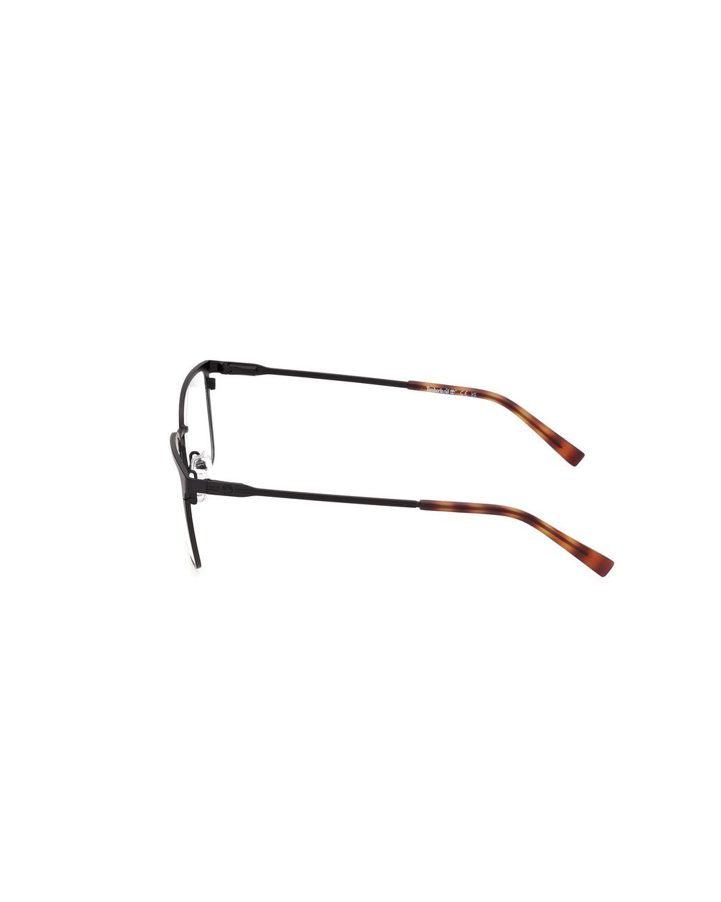 Timberland Black Tb50122 2 Optical Frames Metal Squared Normal for men