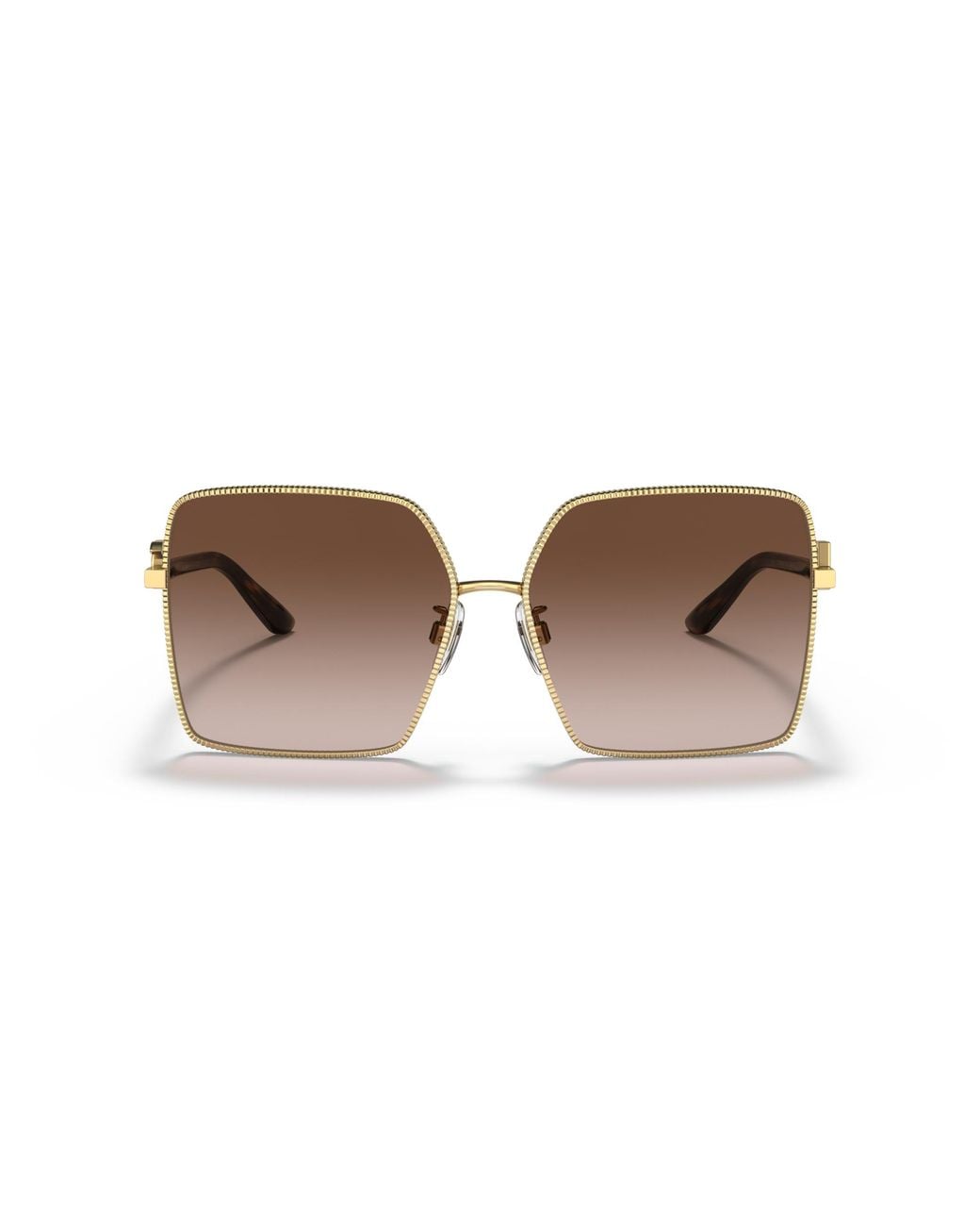 Dolce & Gabbana Black Dg2279 02/13 Sunglasses Metal Squared Normal Shaded