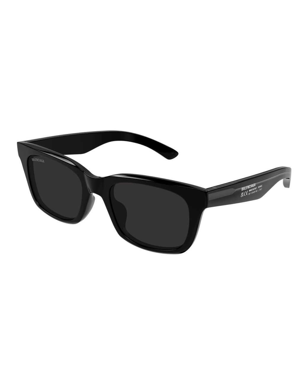 Balenciaga Black Bb0468S 001 Sunglasses Acetate Squared for men