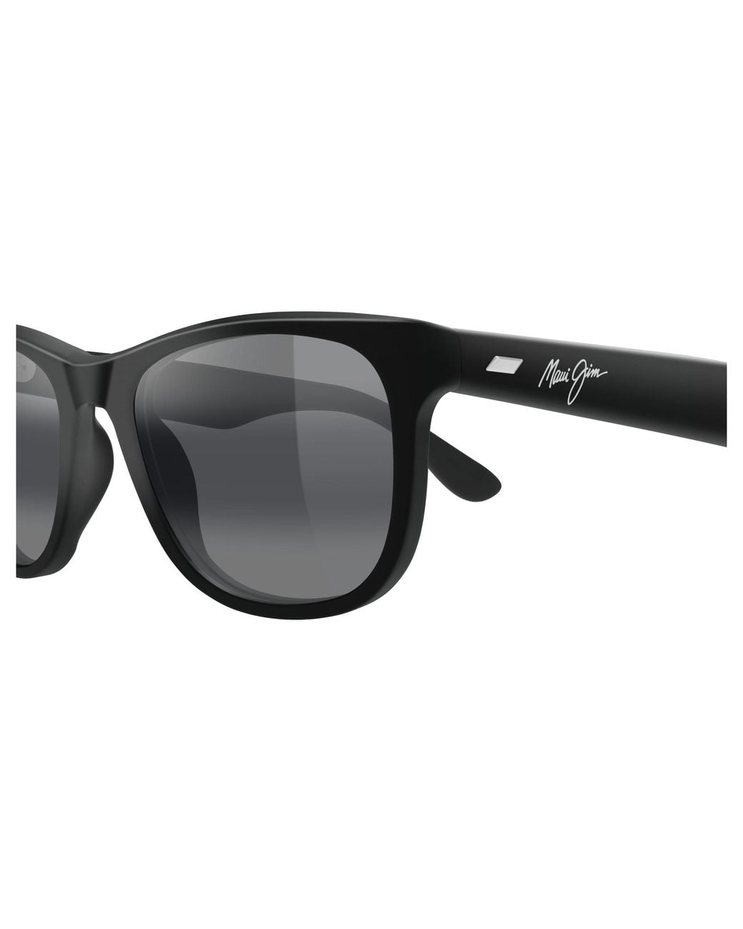 Maui Jim Black Mj0692S 001 Occhiali Da Sole Acetato Grigio Squadrata