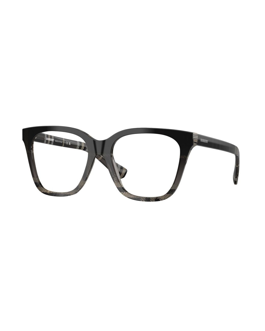 Burberry Black Be2438 4200 Optical Frames Acetate Squared Normal