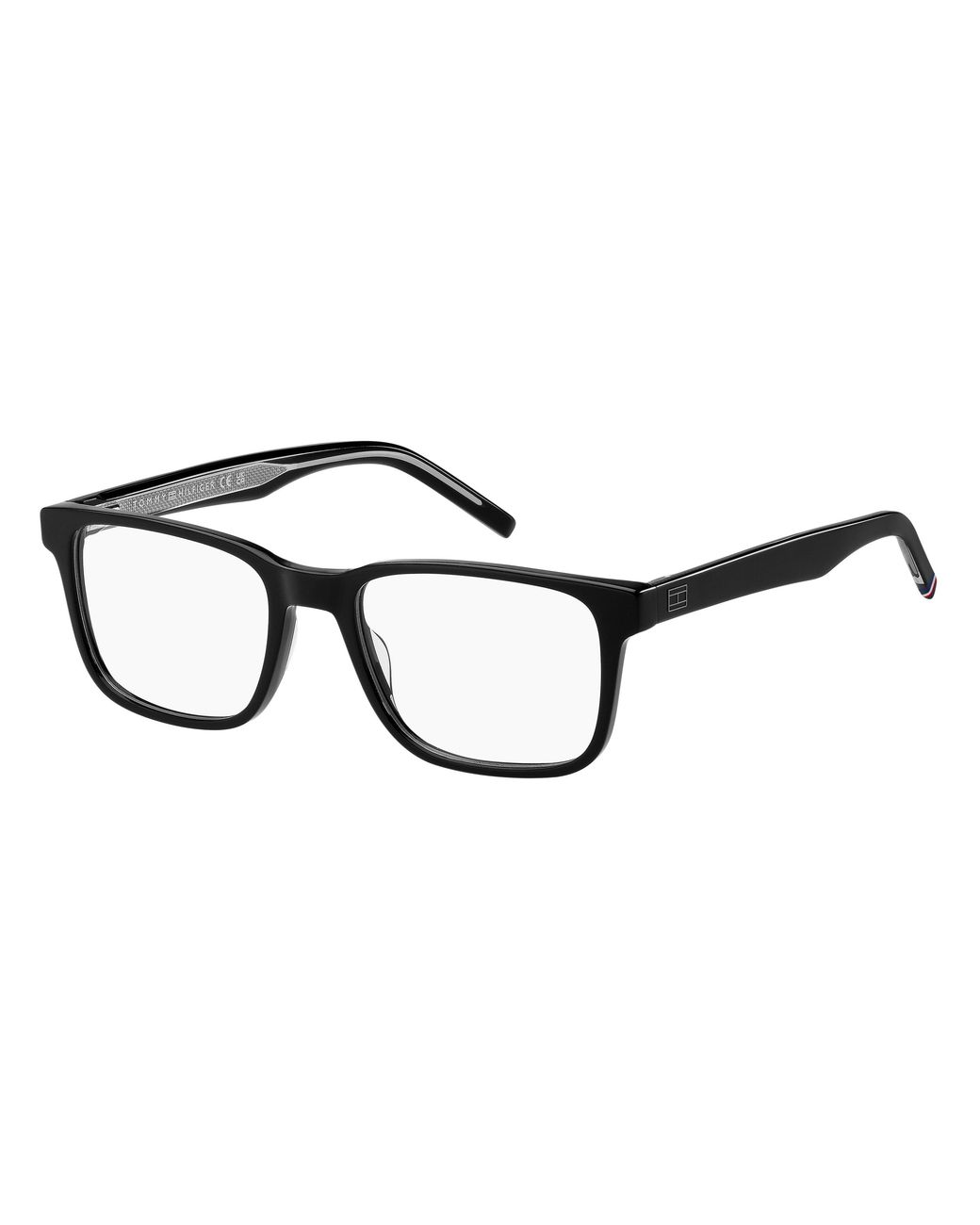 Tommy Hilfiger Black Th 2075 807 Optical Frames Bio-Cecid Squared for men