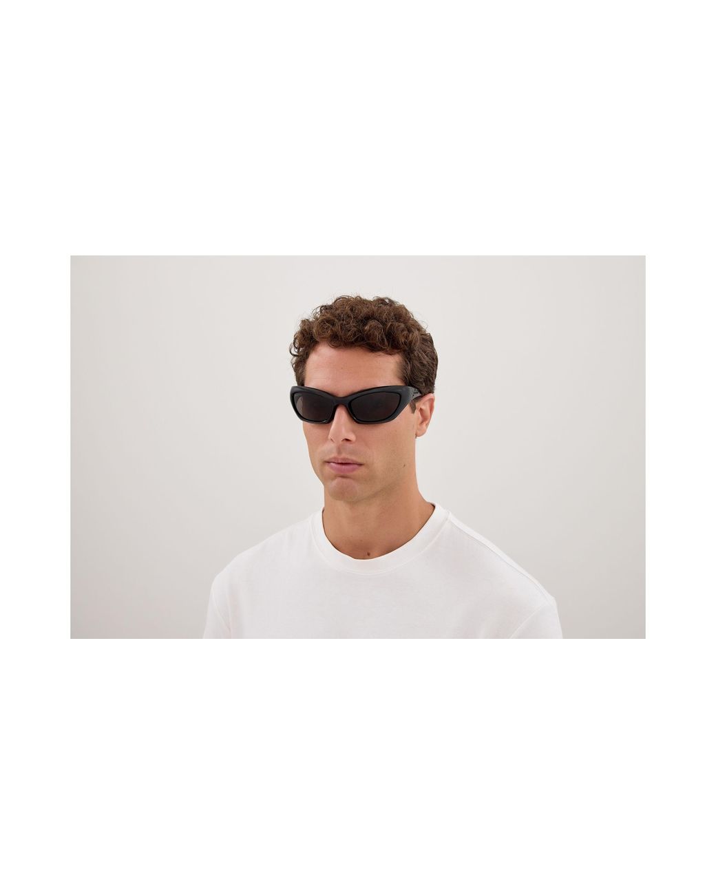 Balenciaga Black Bb0463S 001 Sunglasses Bio-Injected Geometric