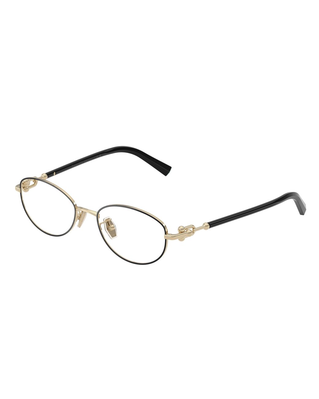 Tiffany & Co Black Tf1176D 6164 Optical Frames Metal Transparent Round Normal