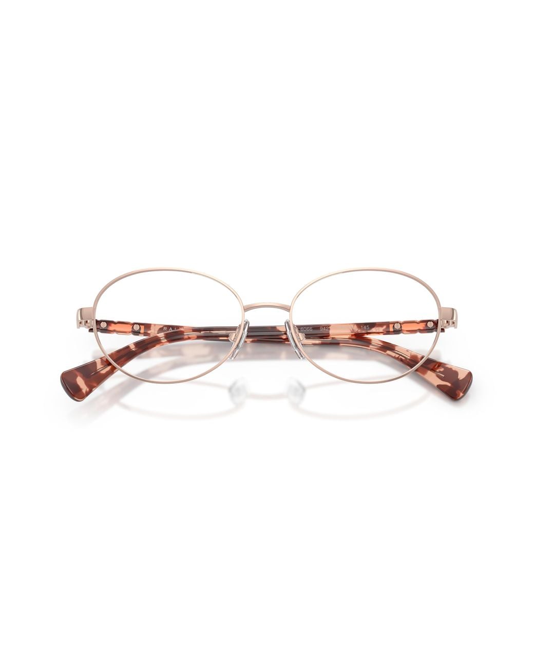 Ralph Lauren Black Ra6066 9427 Optical Frames Metal Transparent Round Normal