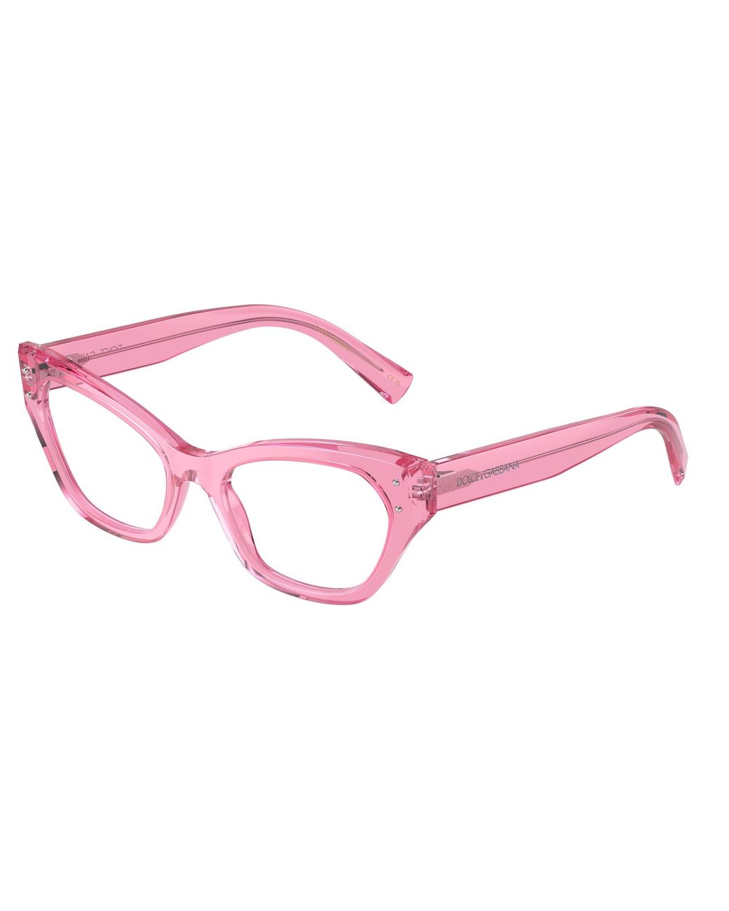 Dolce & Gabbana Black Dg3385 3148 Optical Frames Acetate Transparent Cat Eye Normal