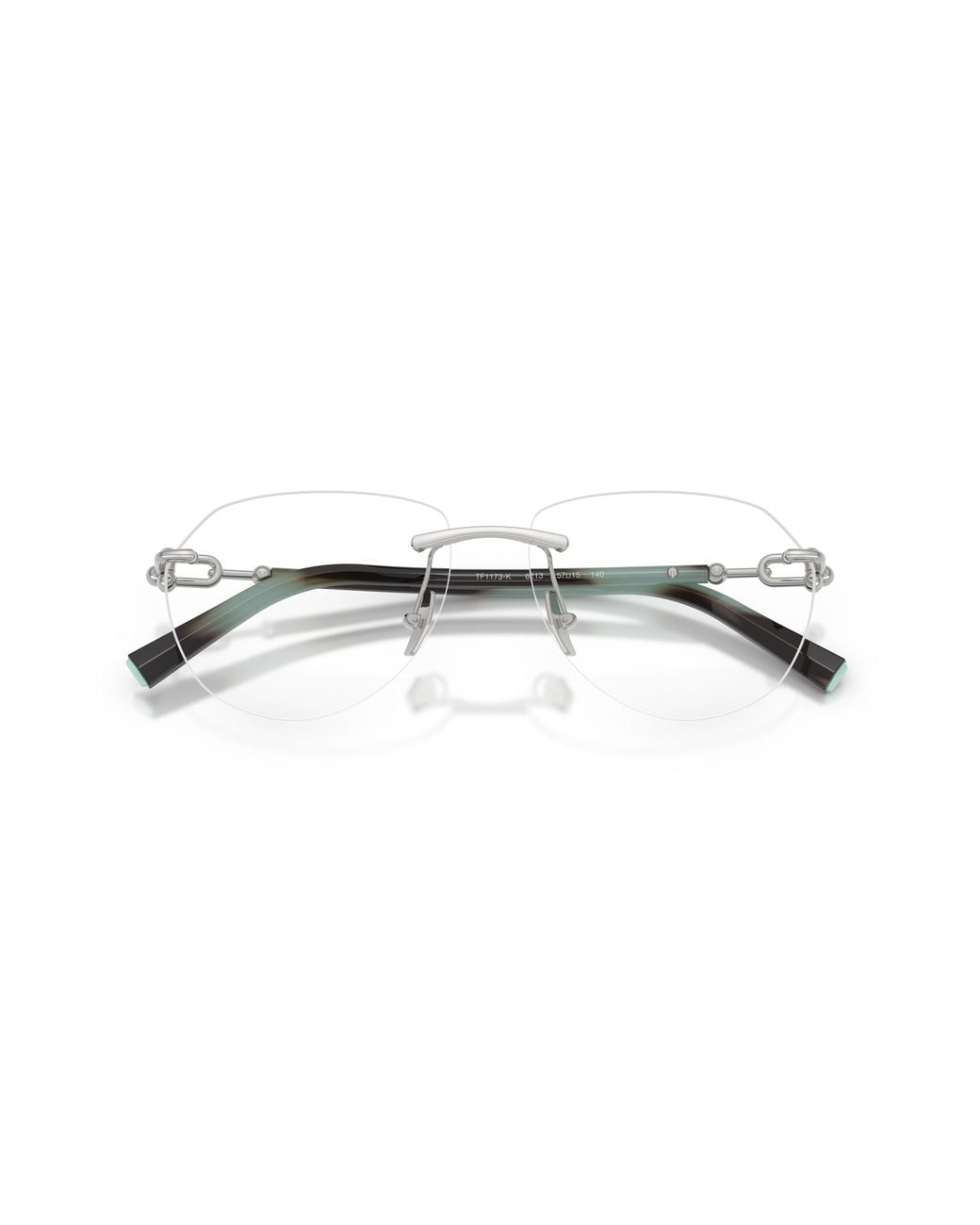 Tiffany & Co Black Tf1173K 6213 Optical Frames Metal Pilot Normal