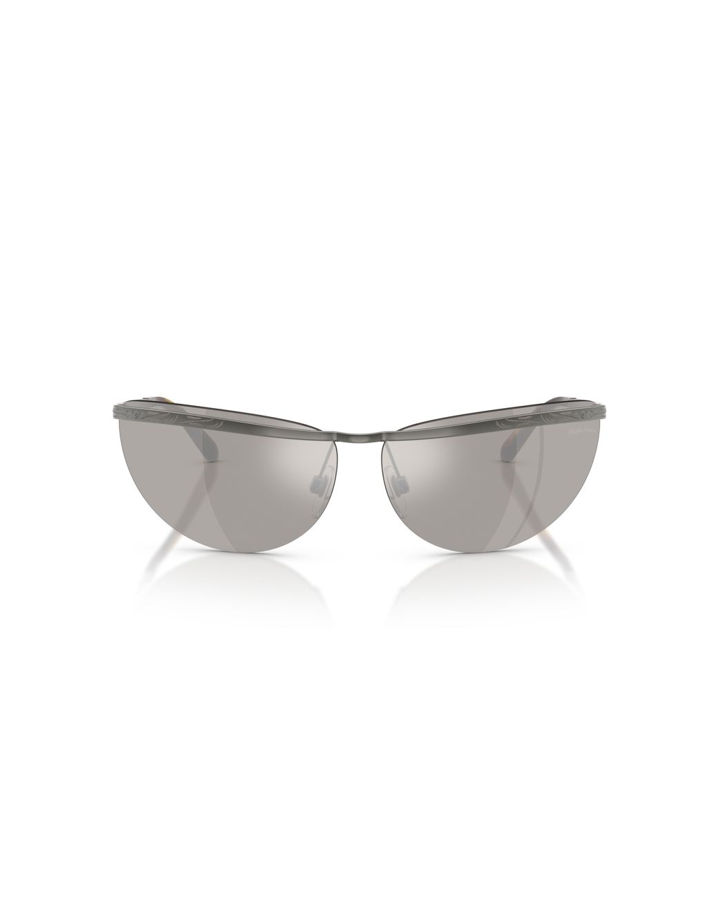 Ralph Lauren Black Rl7097 91206G Sunglasses Metal Geometric Mirror