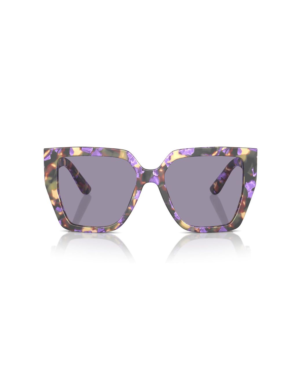 Dolce & Gabbana Black Dg4438 3439/1 Sunglasses Acetate Squared Normal