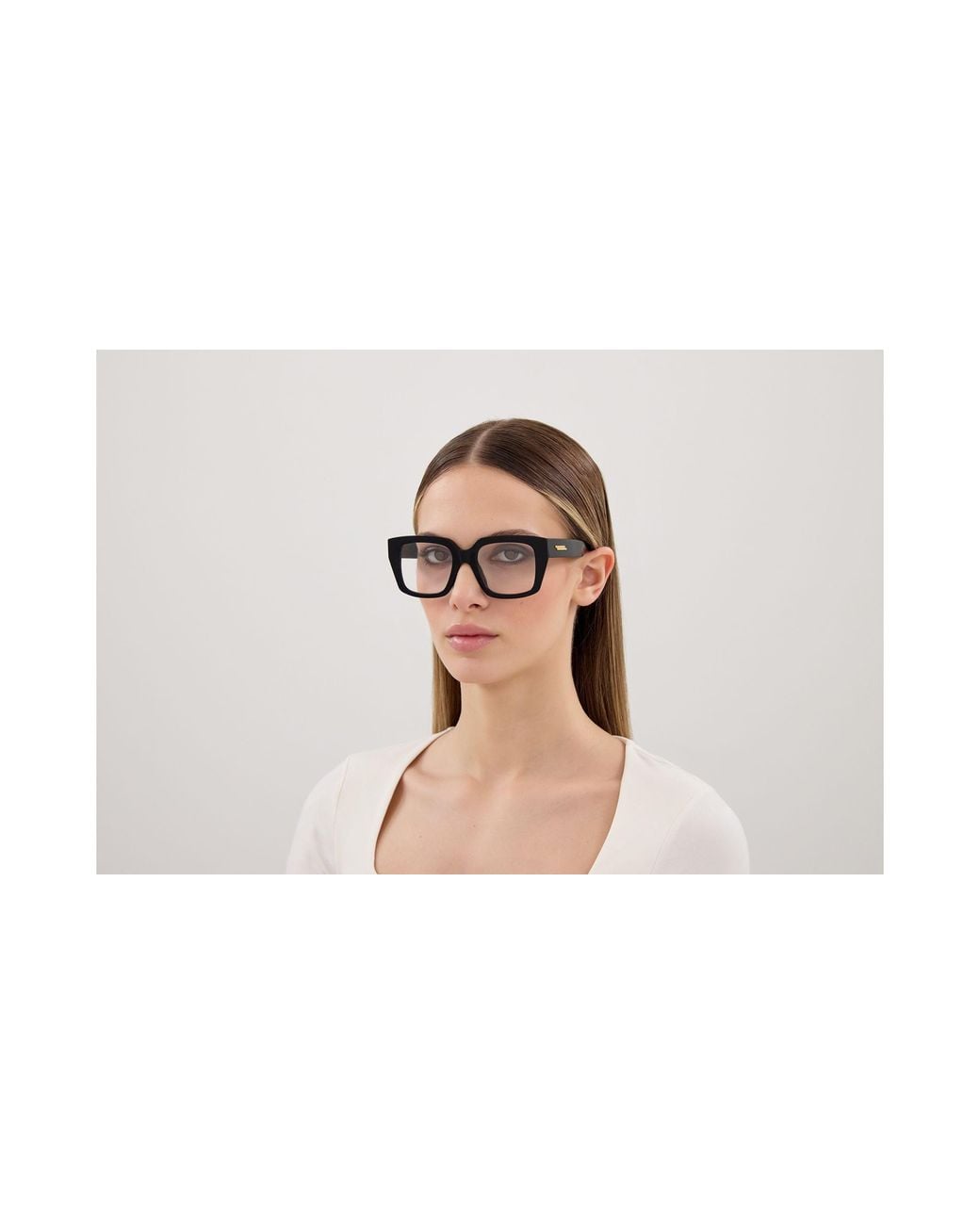 Bottega Veneta Black Bv1409O Thick Rim Frames