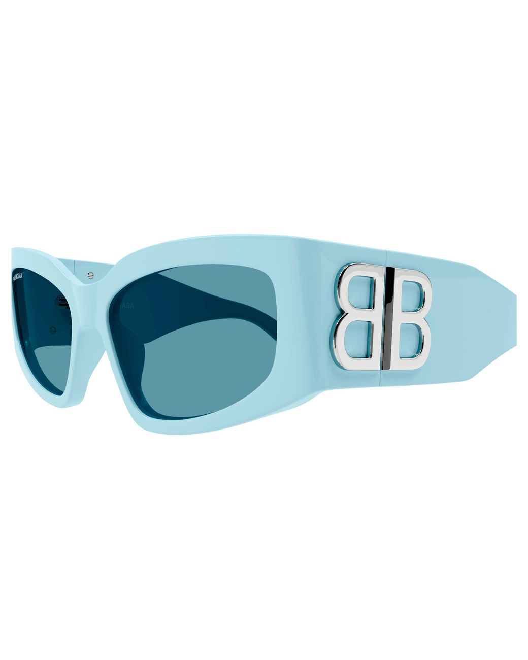 Balenciaga Blue Bb0321S 014 Sunglasses Acetate Light Cat Eye