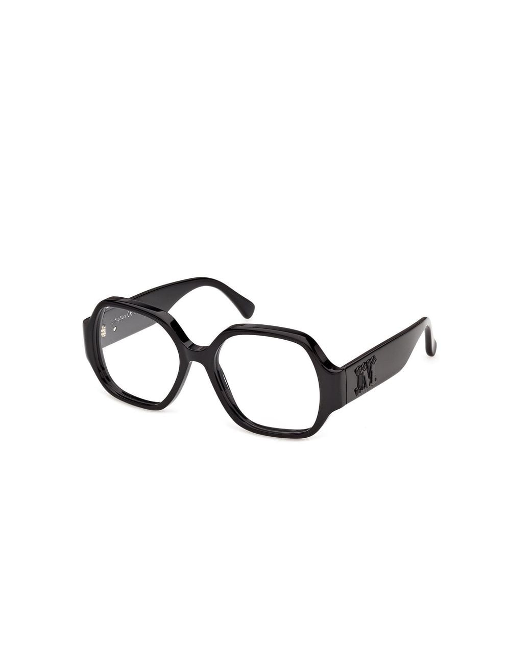 Max Mara Black Mm5252 1 Optical Frames Acetate Geometric Normal