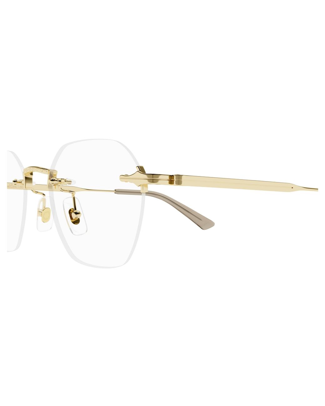 Montblanc Black Mb0403O 001 Optical Frames Metal Transparent Round for men