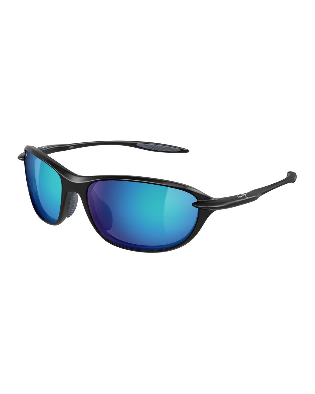 Maui Jim Black Mj0338S 002 Sunglasses Bio-Injected Round