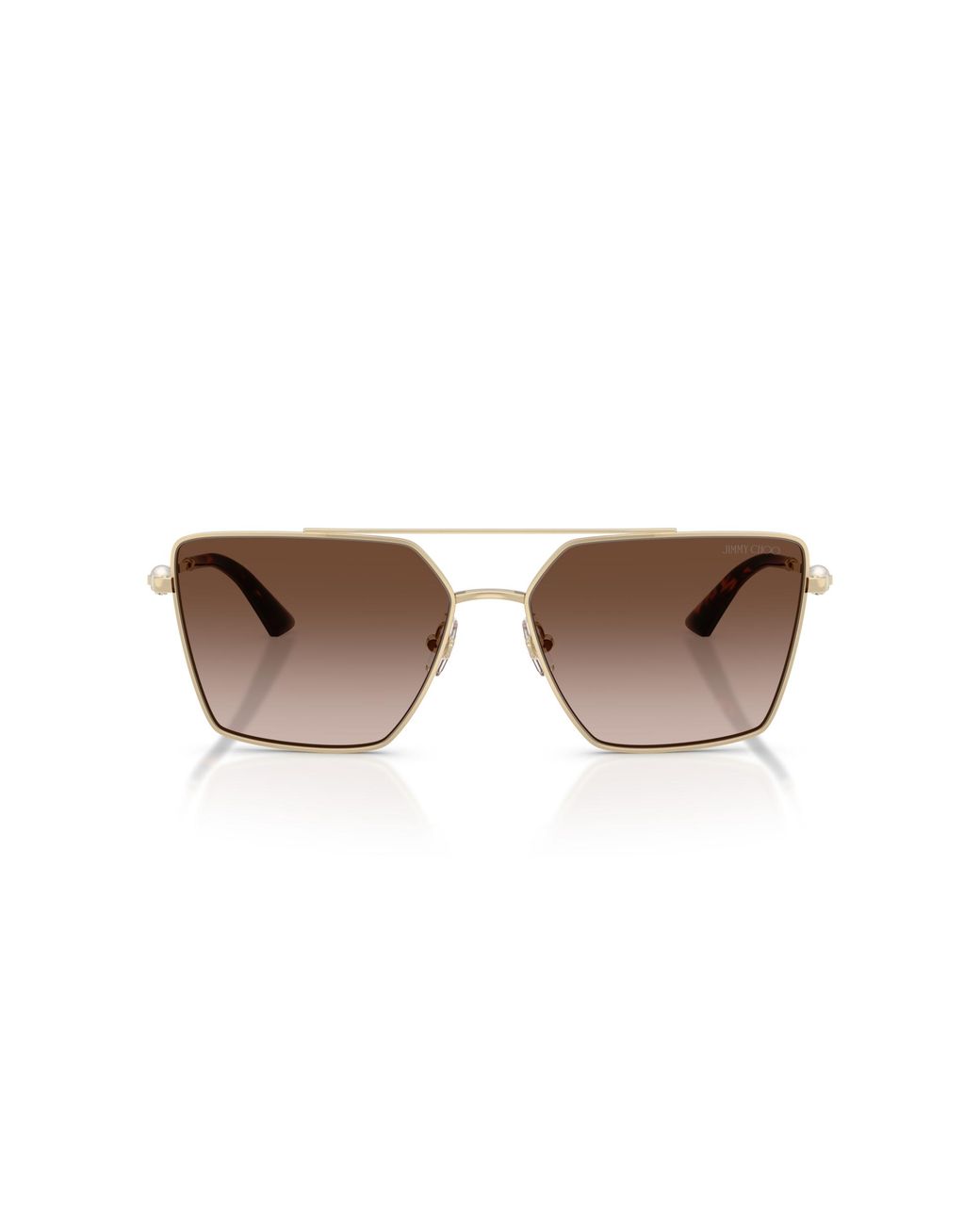 Jimmy Choo Black Jc4016Hb 300613 Sunglasses Metal Squared Normal Shaded