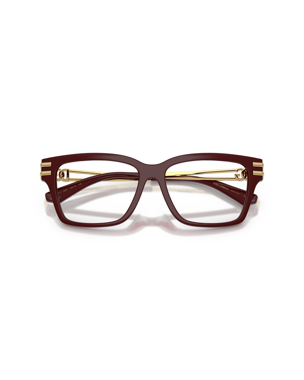 Dolce & Gabbana Black Dg5117 3091 Optical Frames Injected Transparent Squared Normal