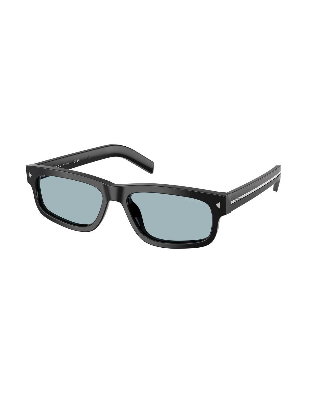 Prada Black Pr B11S 16K60P Sunglasses Acetate Squared Normal for men