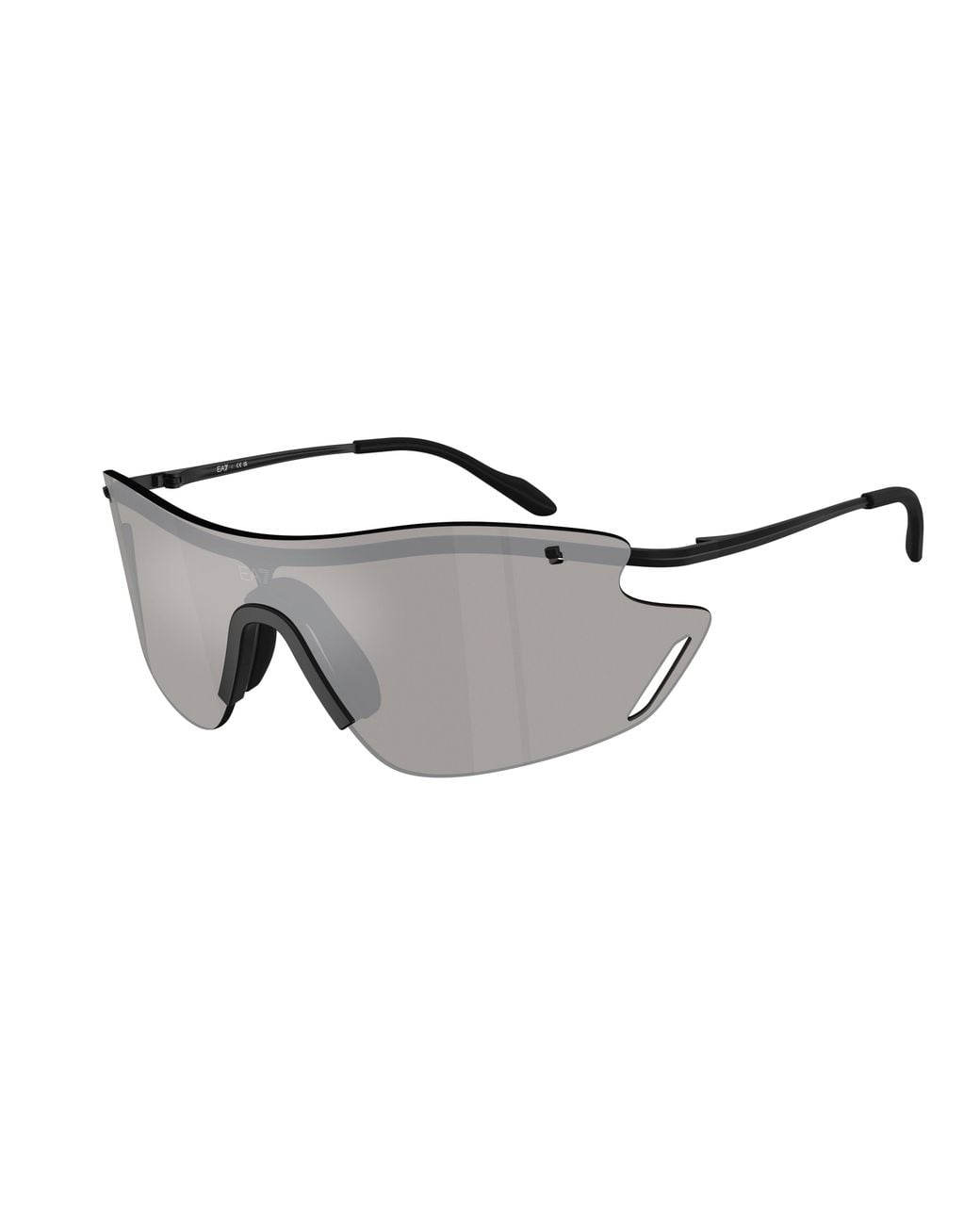 Moncler Black Q72001 30016G Sunglasses Metal Geometric Mirror for men