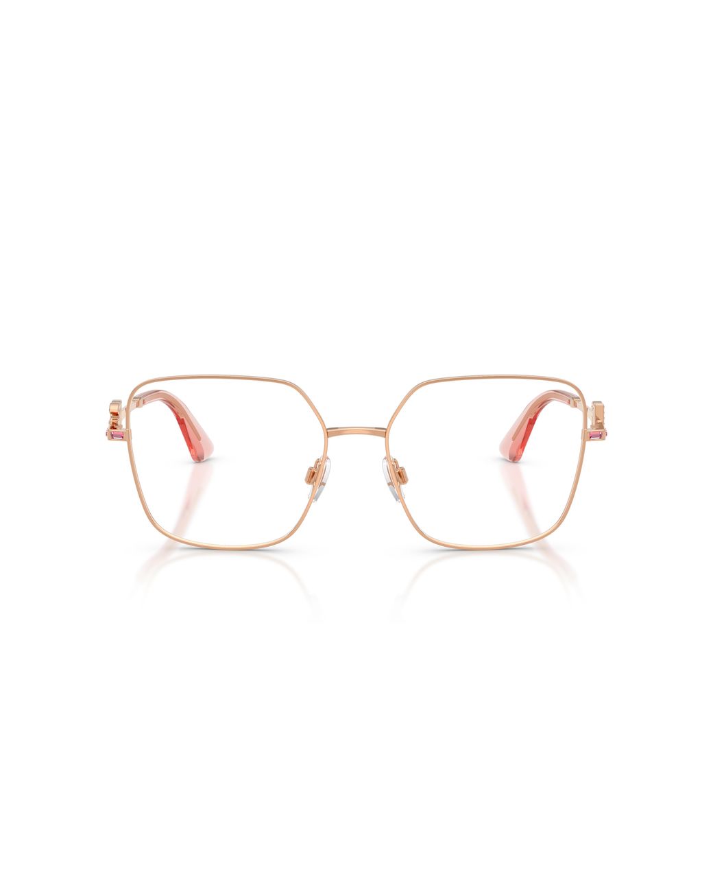 Dolce & Gabbana Black Dg1367B 1298 Optical Frames Metal Transparent Squared Normal