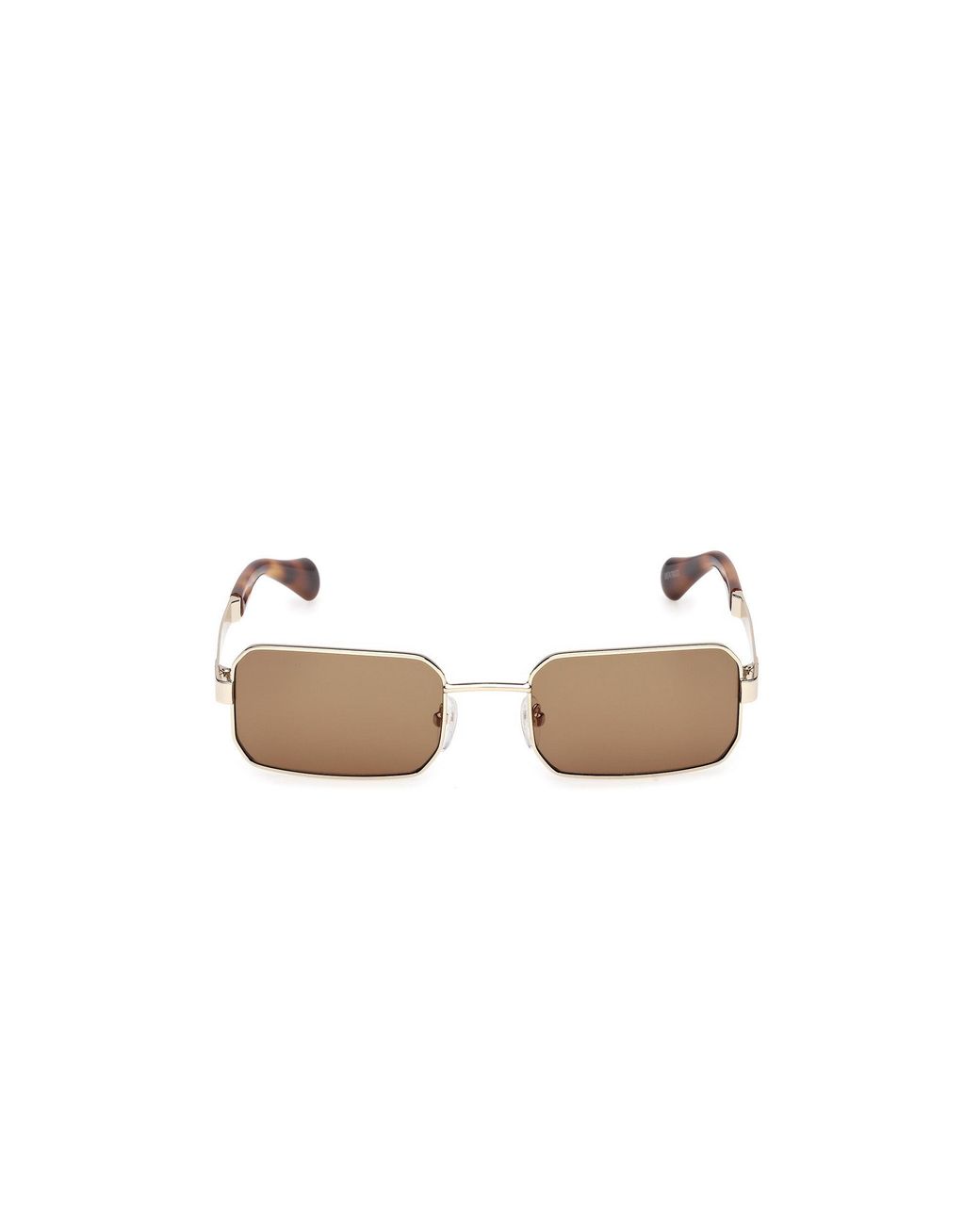 MAX&Co. Black Mo0140 32J Sunglasses Metal Roviex Squared Normal