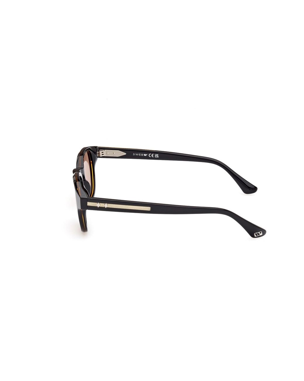 Web Black We0361 05J Sunglasses Acetate Round Normal for men