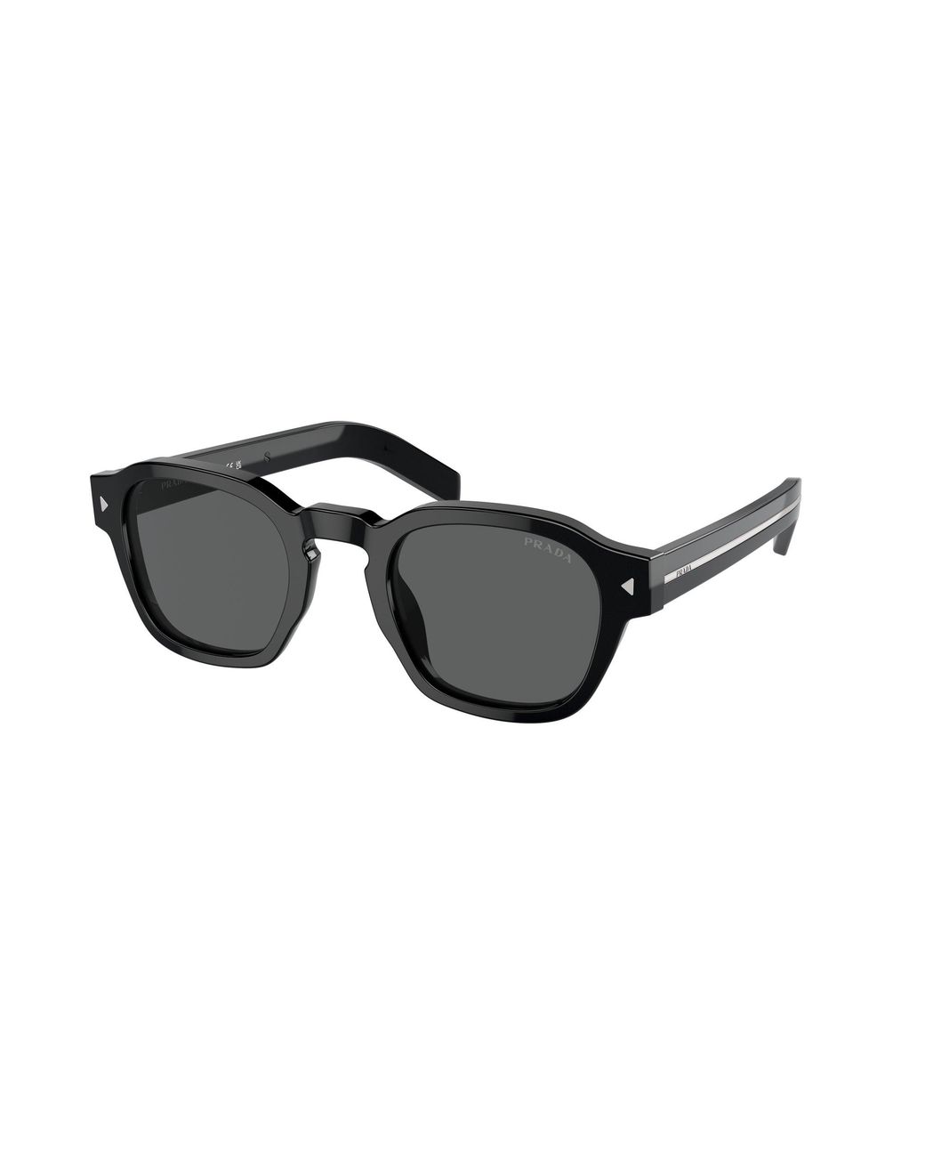 Prada Black Pr A16S 16K731 Sunglasses Acetate Pantos Normal for men