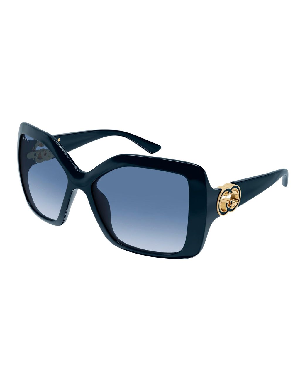 Gucci Black Gg2015S 007 Sunglasses Injected Squared