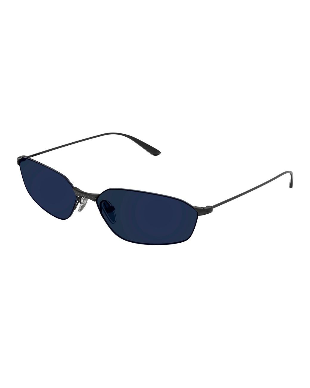 Balenciaga Black Bb0412S 003 Sunglasses Metal Geometric