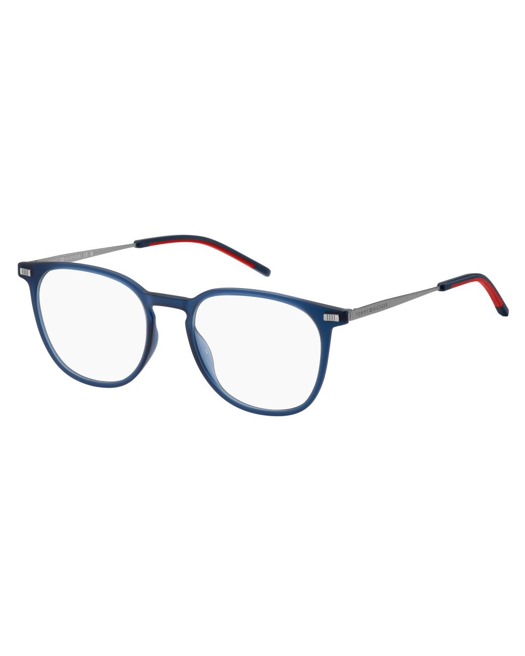 Tommy Hilfiger Black Th 2022 Fll Optical Frames Polyamide Round for men
