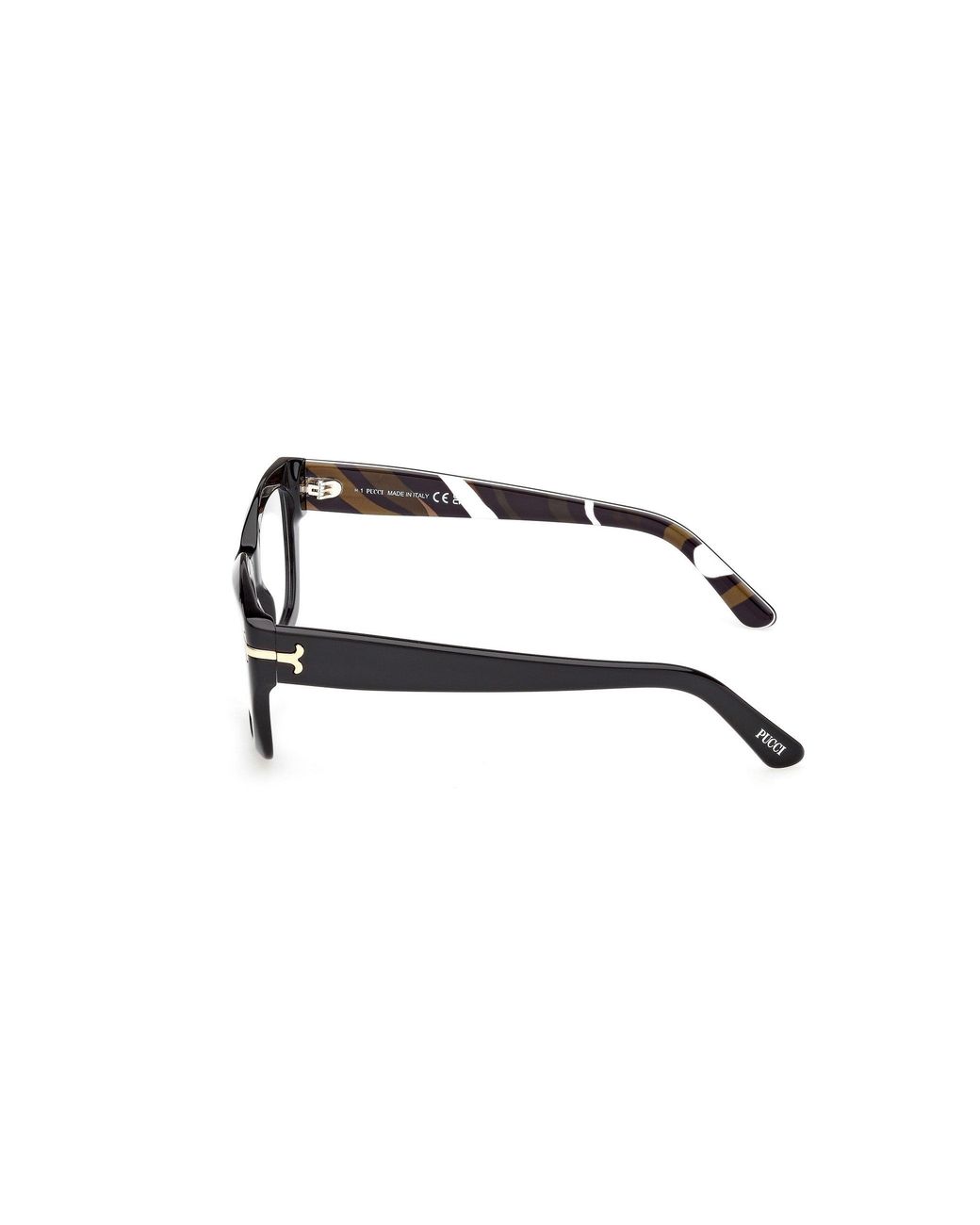 Emilio Pucci Black Ep5270 5 Optical Frames Acetate Squared Normal