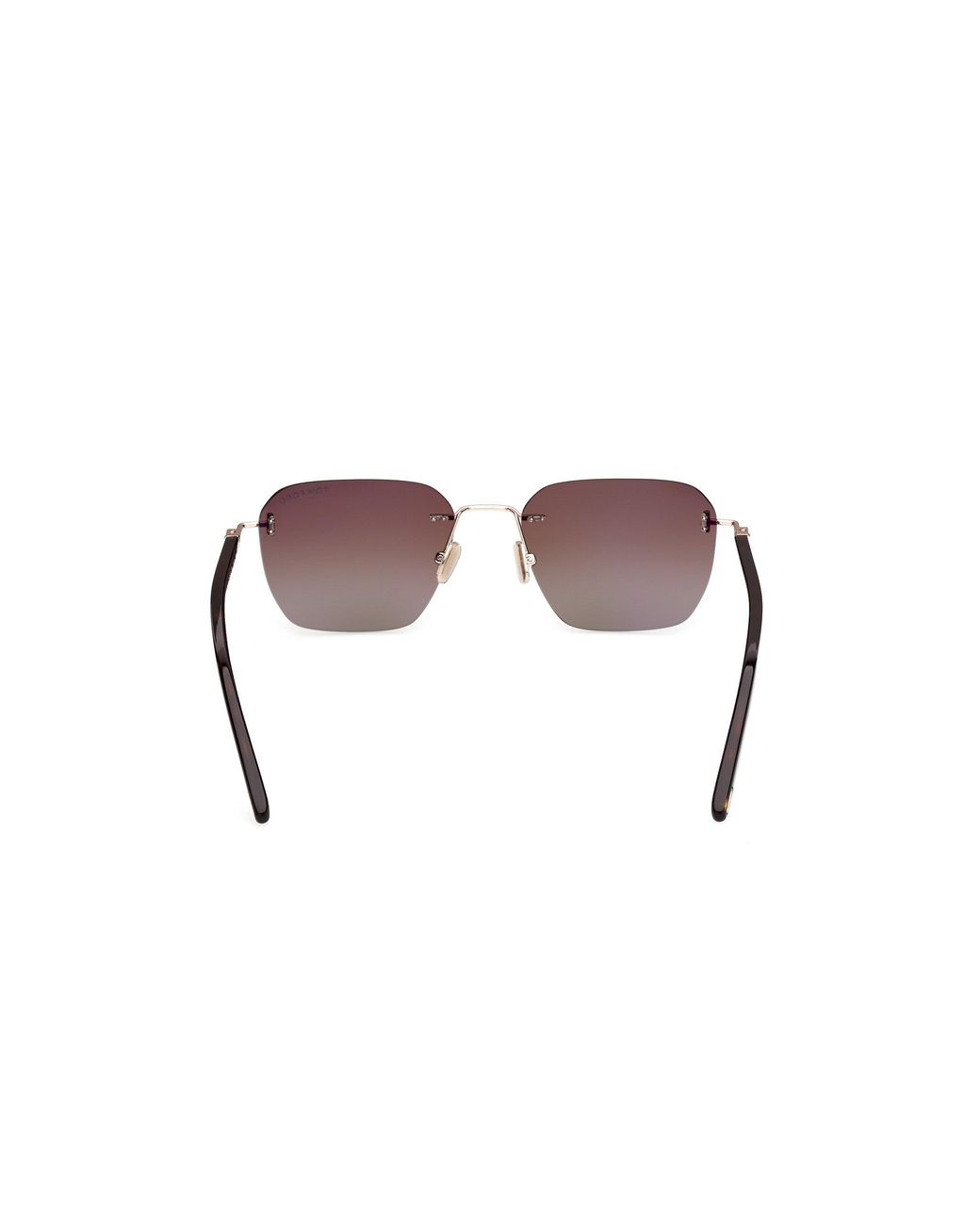 Tom Ford Black Ft1433 Carson-02 28F Sunglasses Metal Squared Normal for men
