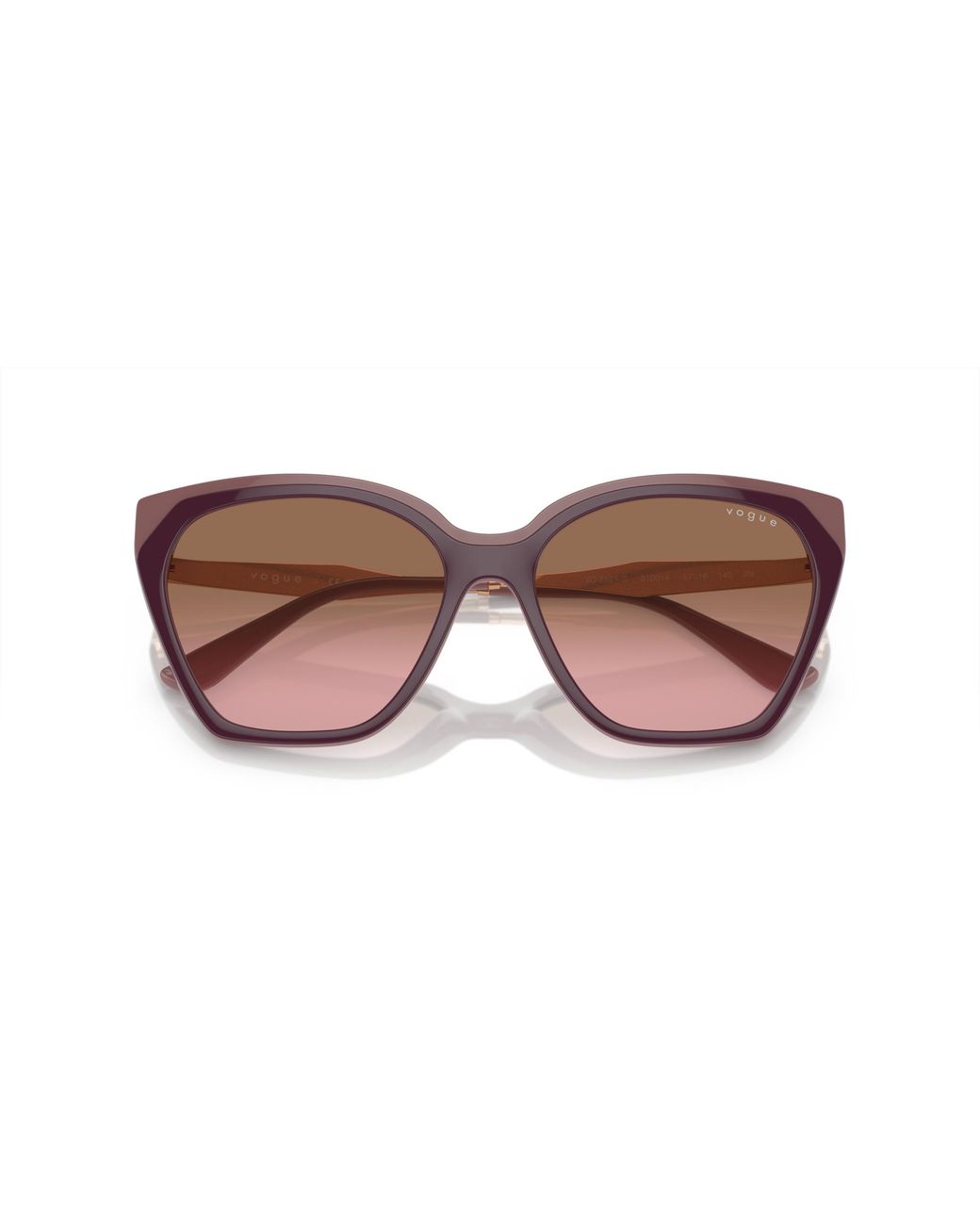Vogue Eyewear Black Vo5521S 310014 Sunglasses Injected Cat Eye Normal Shaded